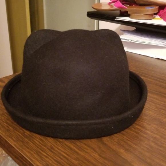 black hat with ears